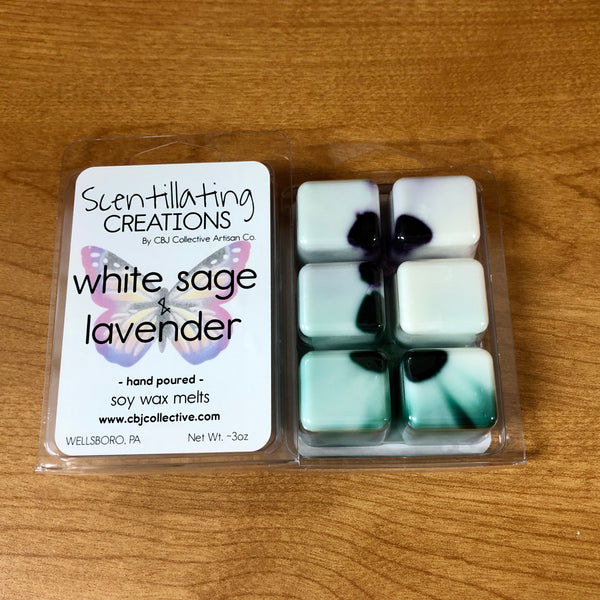White Sage & Lavender Soy Wax Melt