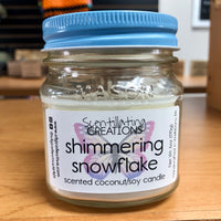 Shimmering Snowflake Soy Blend Candle