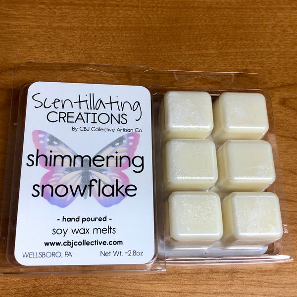Shimmering Snowflake Soy Wax Melt