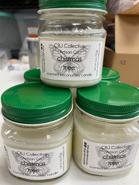 Christmas Tree Soy Blend 6oz Candle