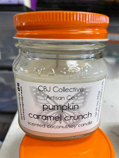 Pumpkin Caramel Crunch Soy Blend 6oz Candle