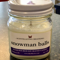 Snowman Balls Soy Blend Candle